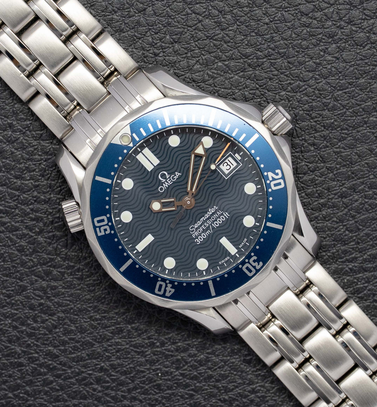 Omega Seamaster 300 2561.80 Blue Dial 1998