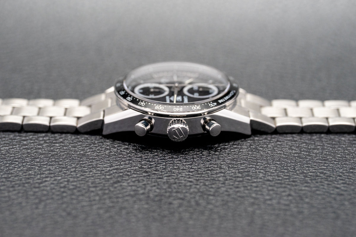 Tag Heuer Carrera Calibre 16 CV2010.BA0794 Black Dial 2013 Papers