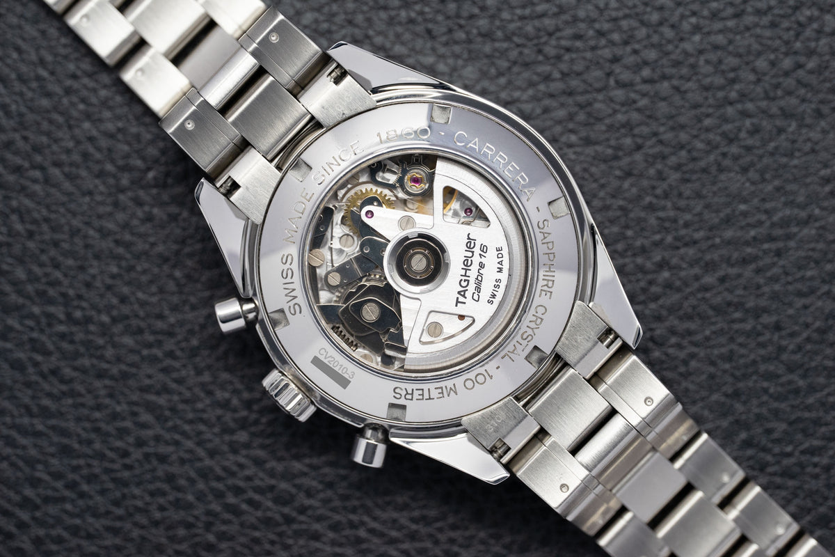 Tag Heuer Carrera Calibre 16 CV2010.BA0794 Black Dial 2013 Papers