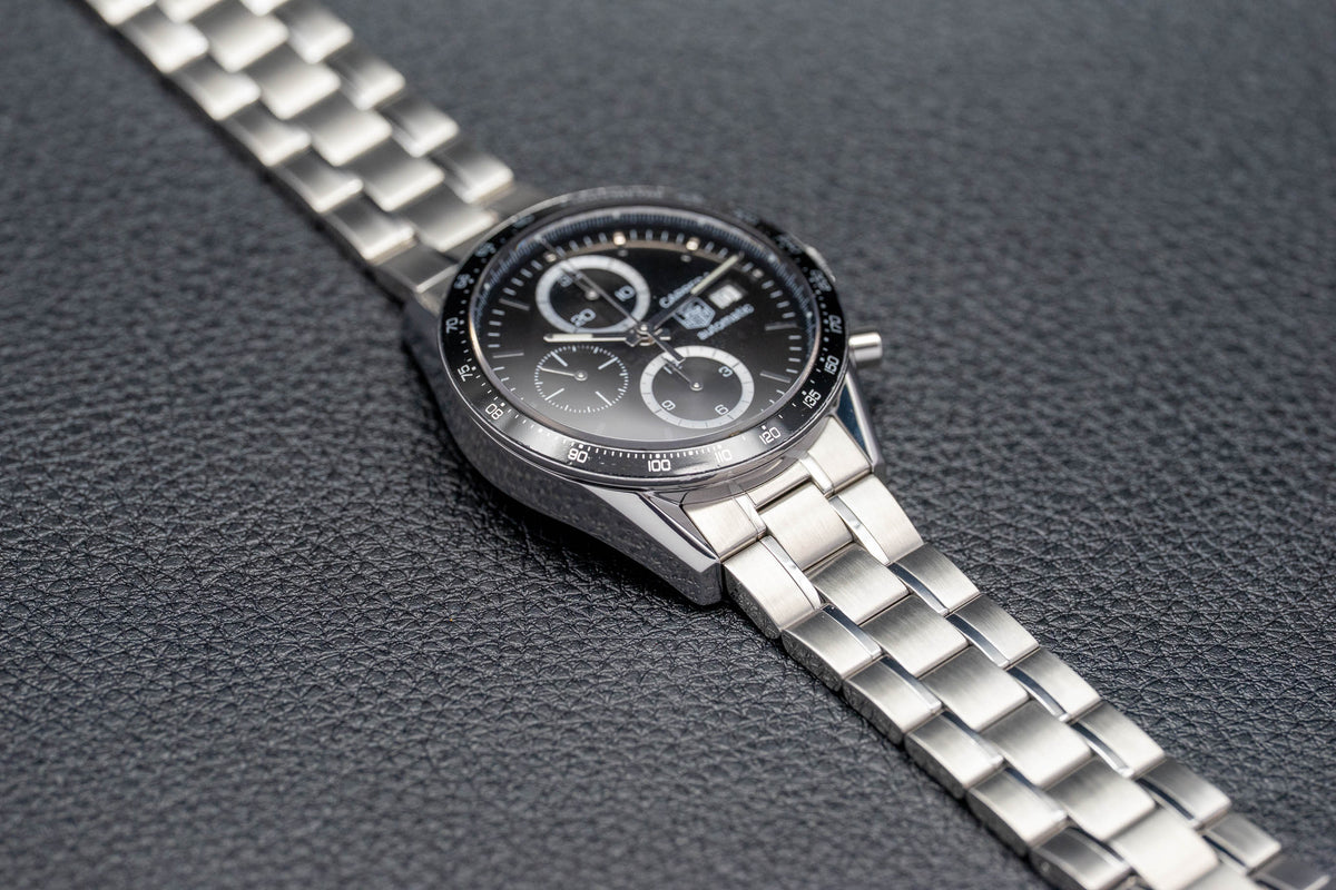 Tag Heuer Carrera Calibre 16 CV2010.BA0794 Black Dial 2013 Papers