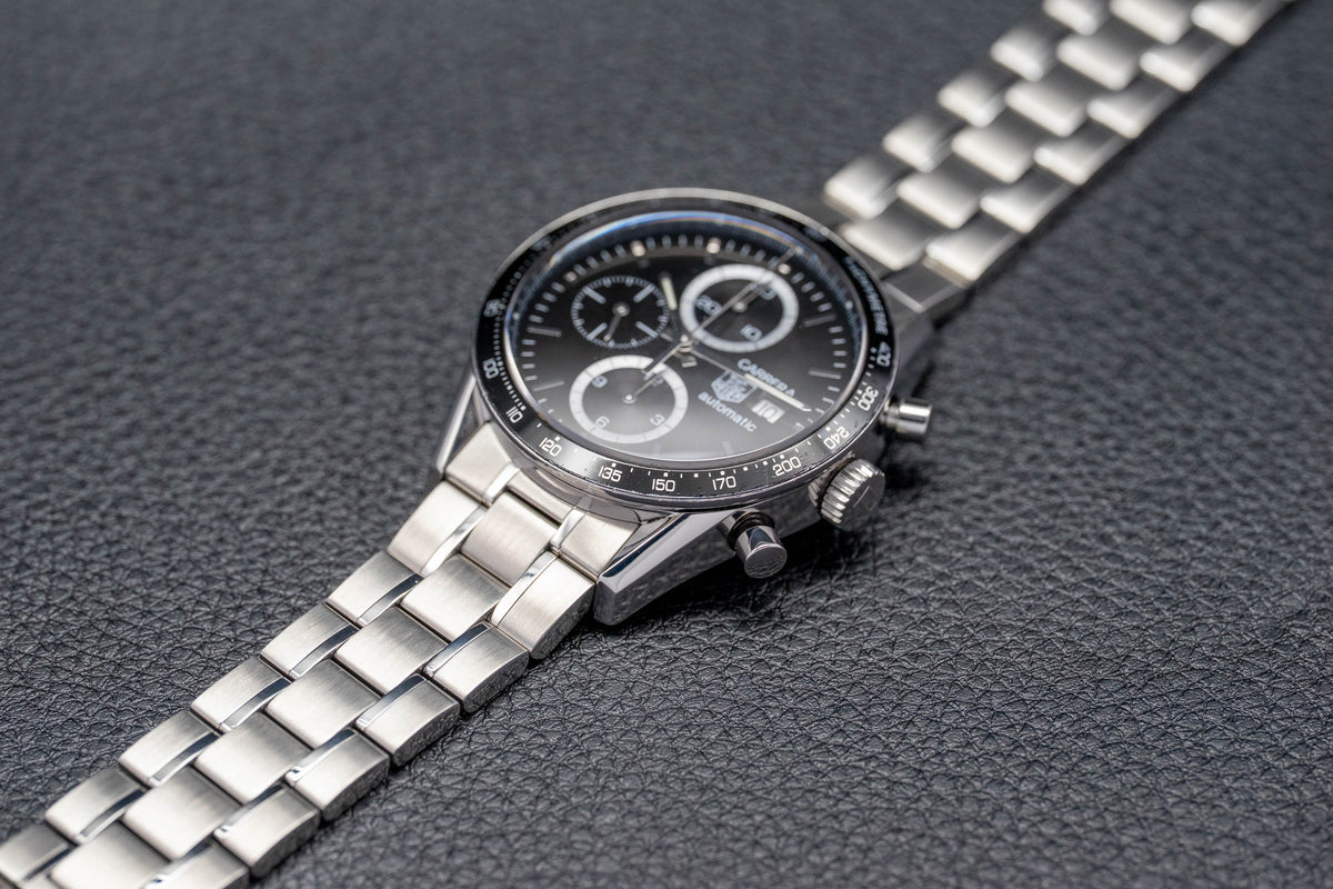 Tag Heuer Carrera Calibre 16 CV2010.BA0794 Black Dial 2013 Papers