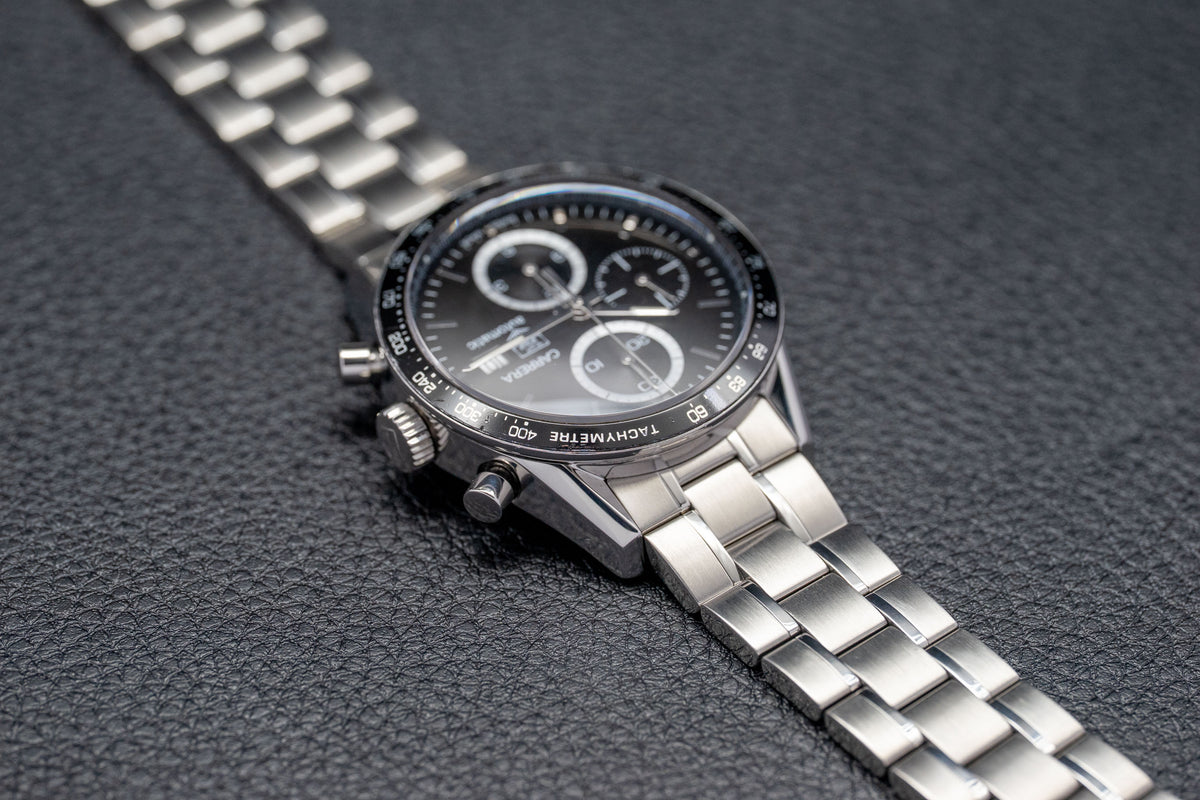 Tag Heuer Carrera Calibre 16 CV2010.BA0794 Black Dial 2013 Papers