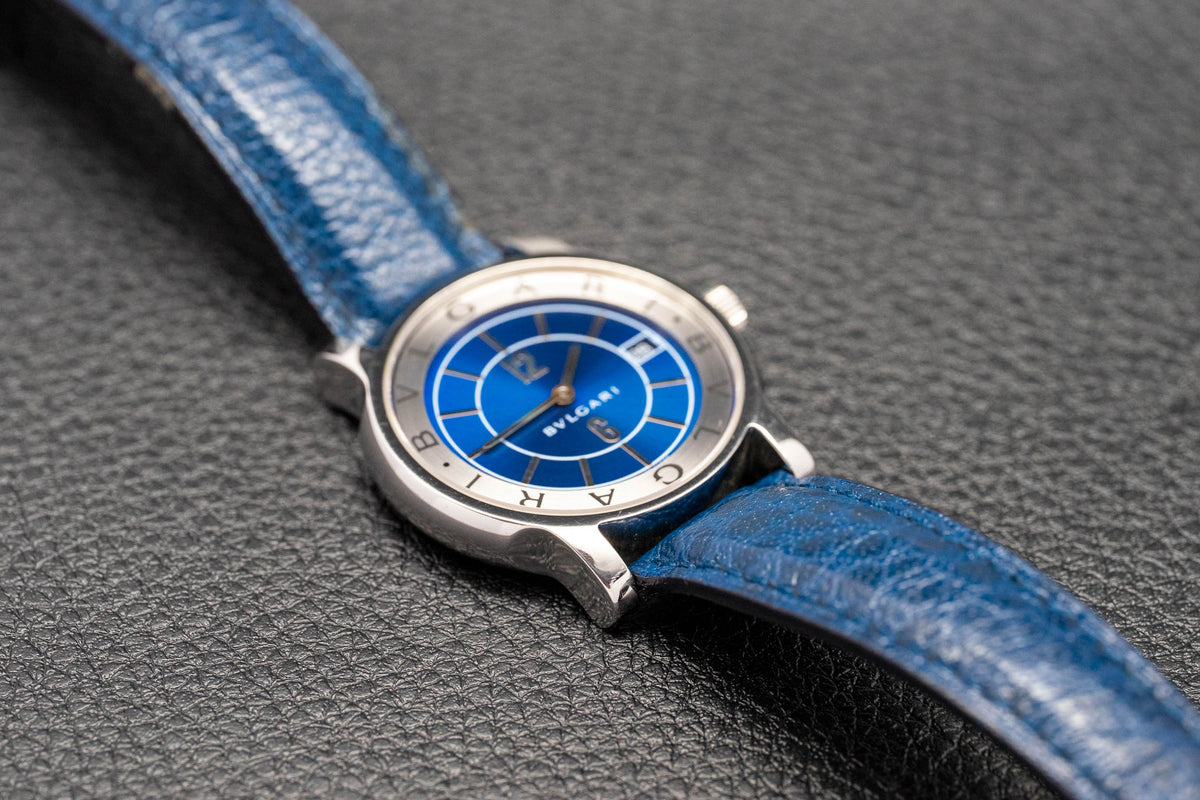 Bulgari Solotempo ST35S Blue Dial 2000