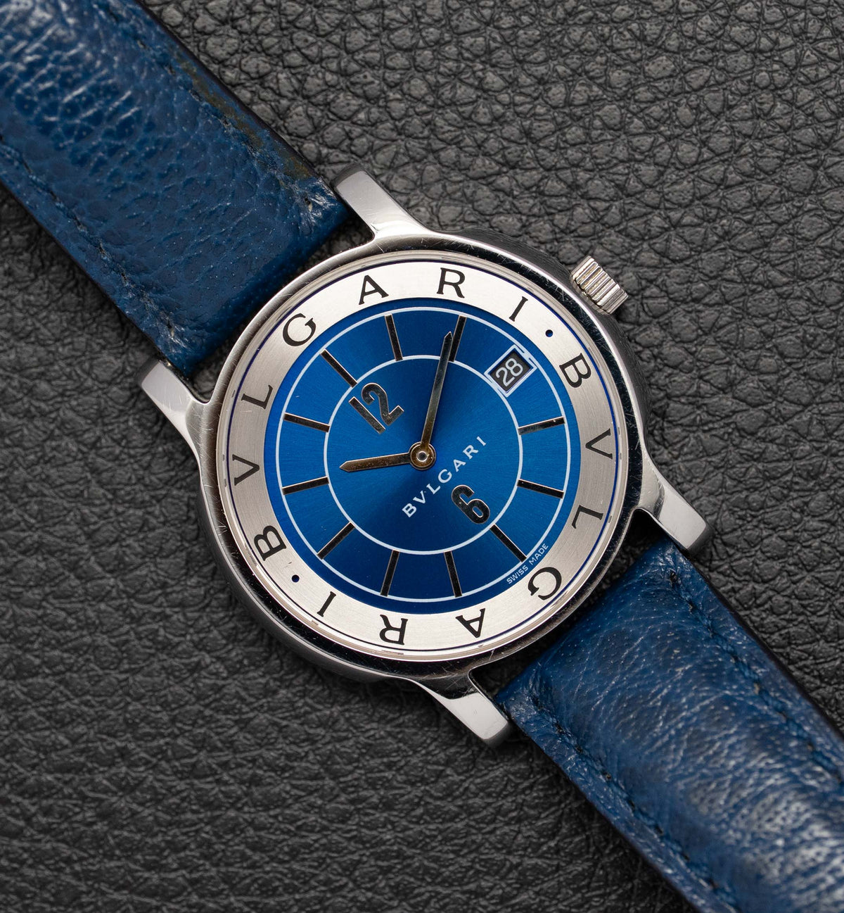 Bulgari Solotempo ST35S Blue Dial 2000