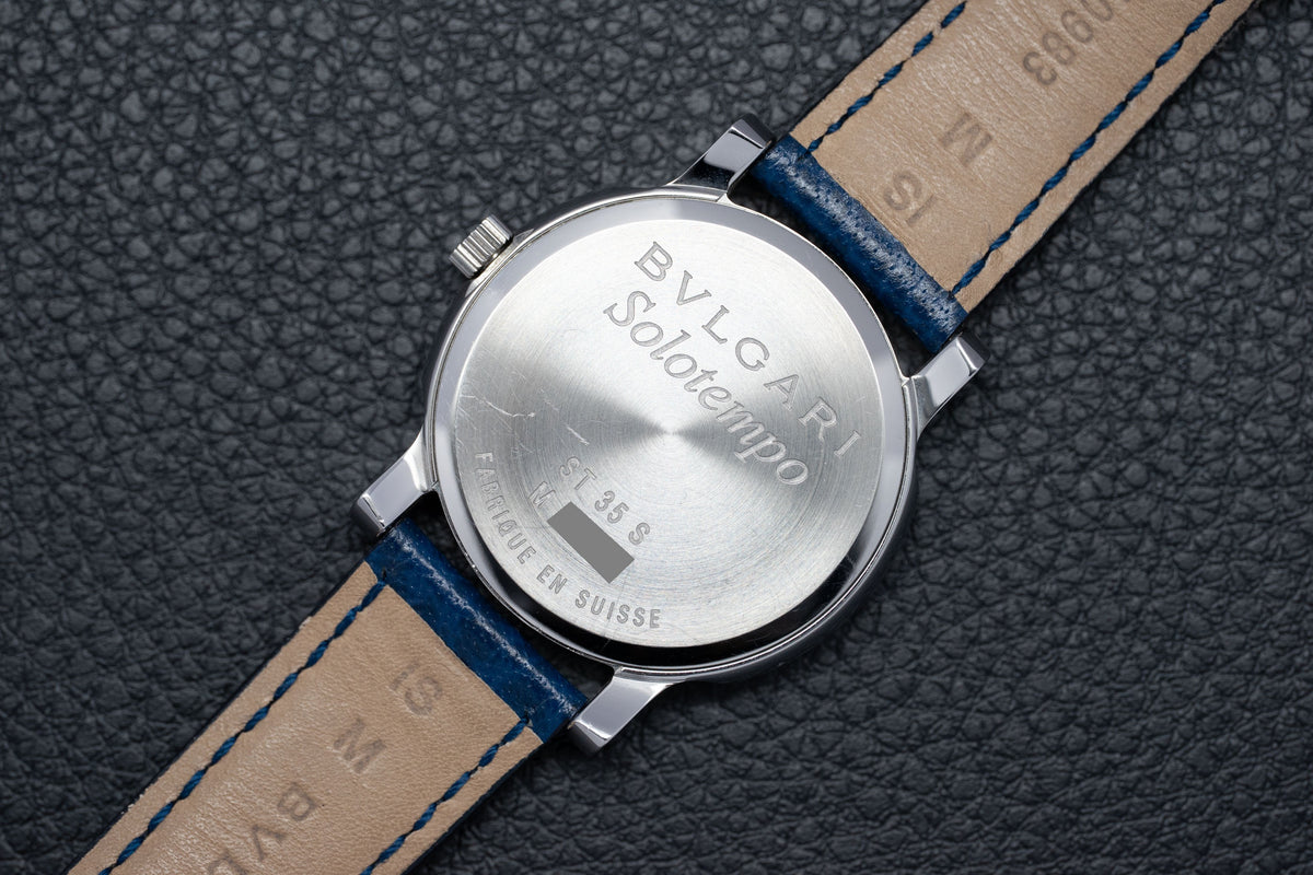 Bulgari Solotempo ST35S Blue Dial 2000