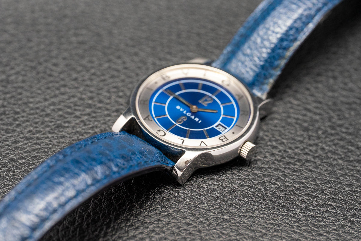 Bulgari Solotempo ST35S Blue Dial 2000