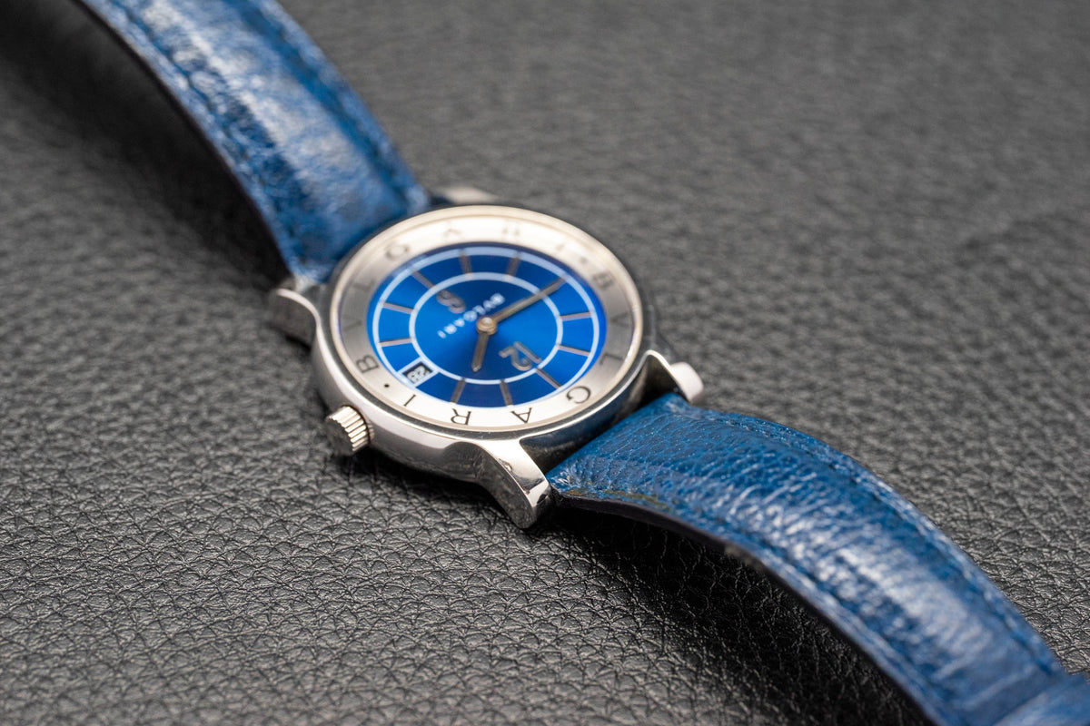 Bulgari Solotempo ST35S Blue Dial 2000