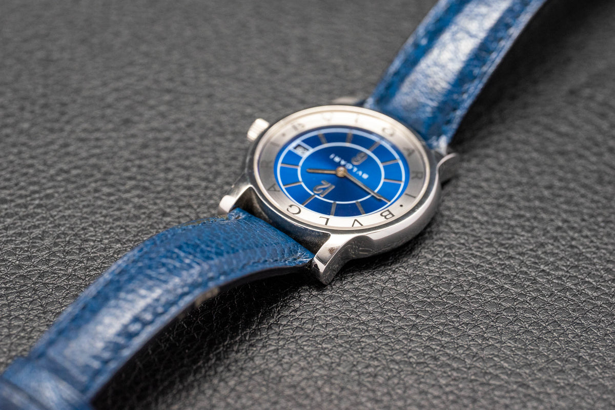 Bulgari Solotempo ST35S Blue Dial 2000
