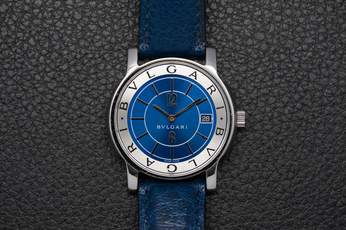 Bulgari Solotempo ST35S Blue Dial 2000