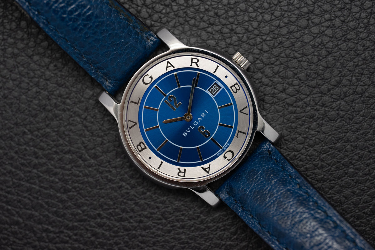 Bulgari Solotempo ST35S Blue Dial 2000
