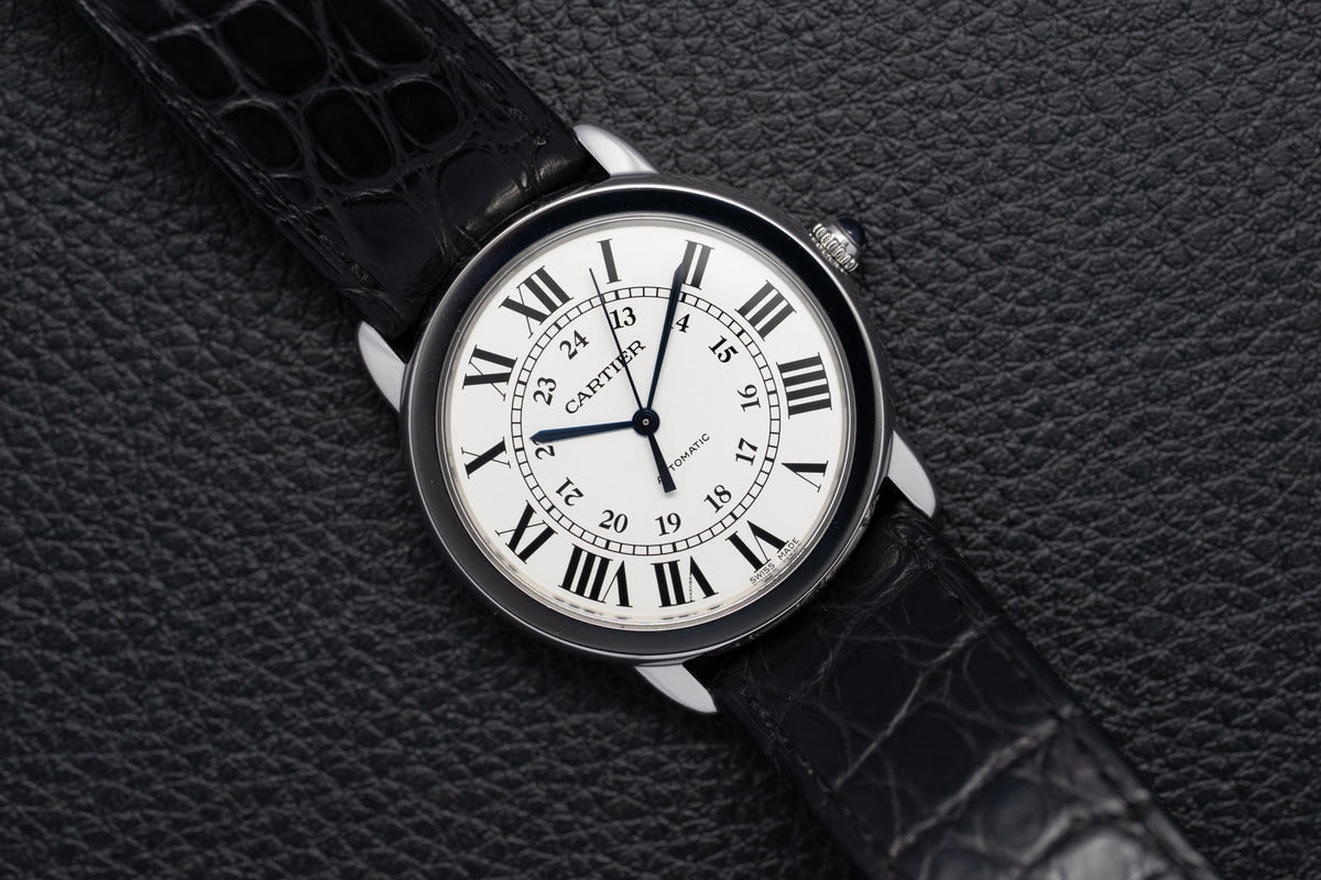 Cartier Ronde Must de Cartier WSRN0013 Silver Dial 2017 Papers