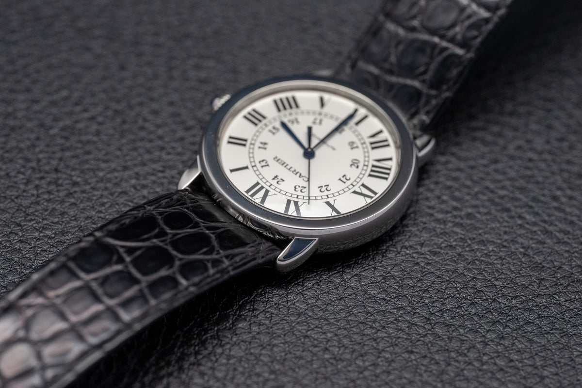 Cartier Ronde Must de Cartier WSRN0013 Silver Dial 2017 Papers