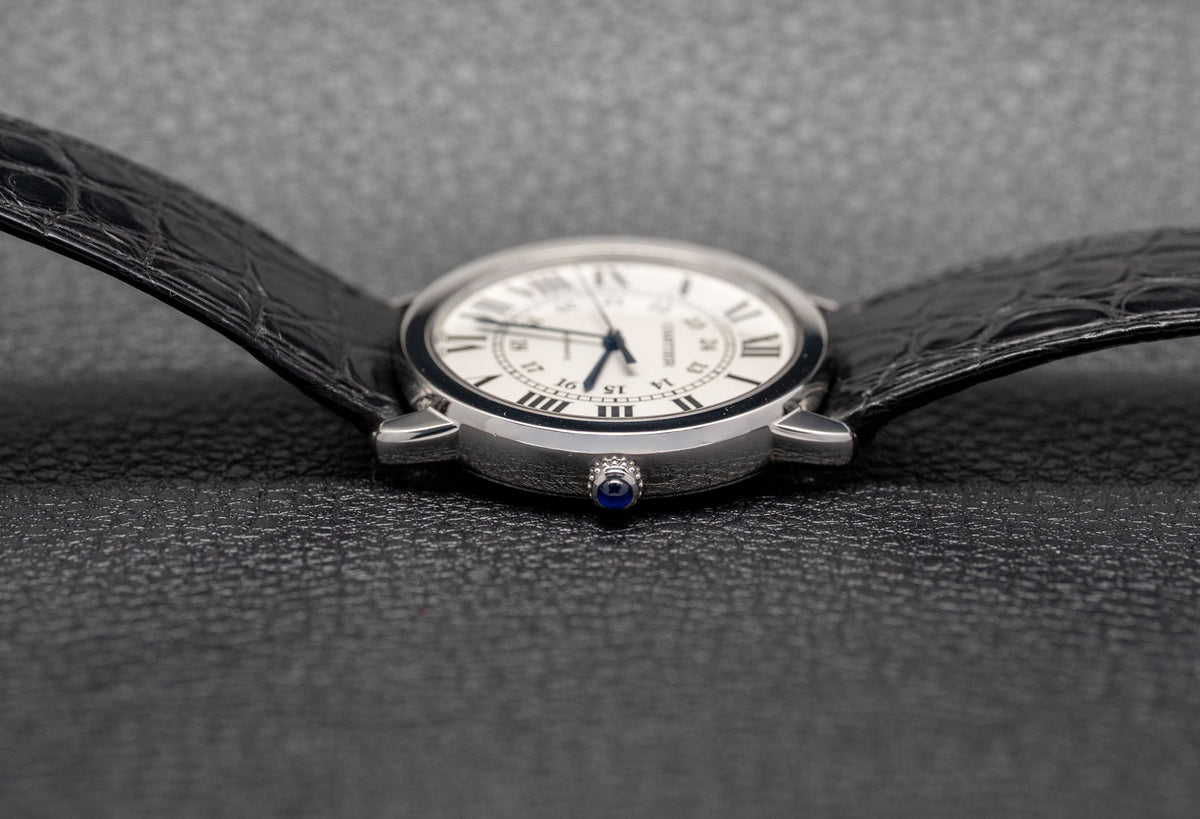 Cartier Ronde Must de Cartier WSRN0013 Silver Dial 2017 Papers