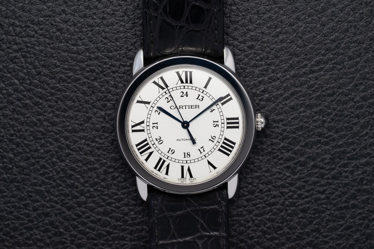 Cartier Ronde Must de Cartier WSRN0013 Silver Dial 2017 Papers