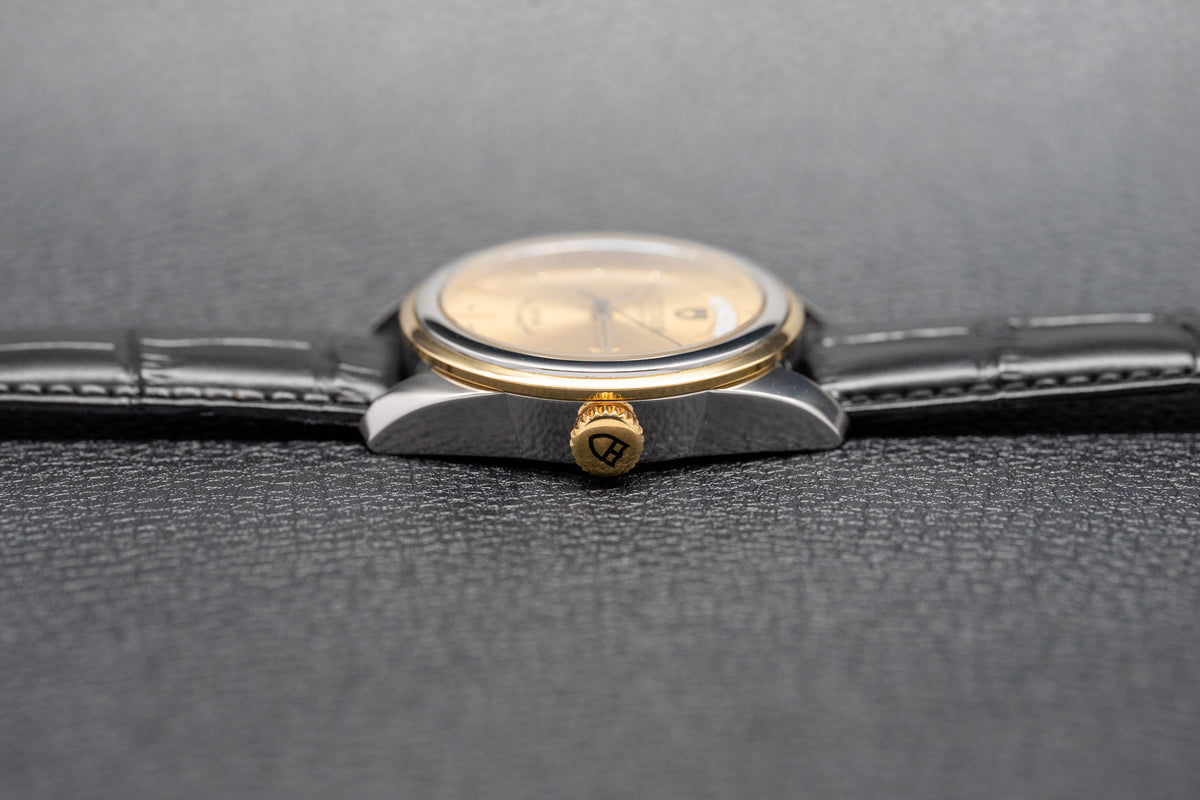 Tudor Glamour Day-Date 56003 Gold Dial 2010 Papers