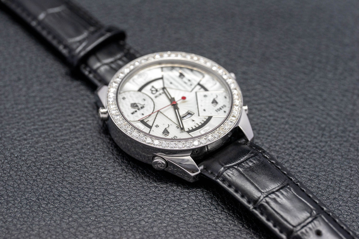 Jacob & Co Five Time Zone 5 Time Zone Silver Dial 2006