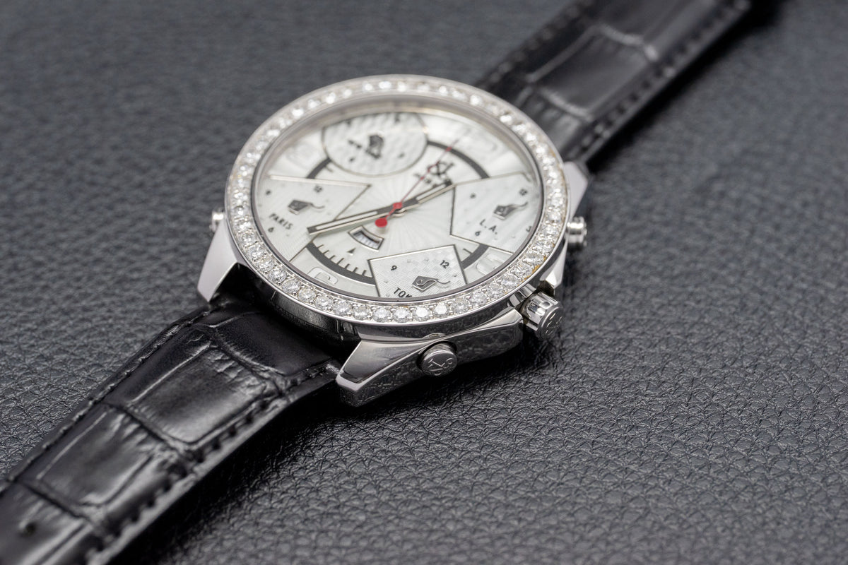 Jacob & Co Five Time Zone 5 Time Zone Silver Dial 2006