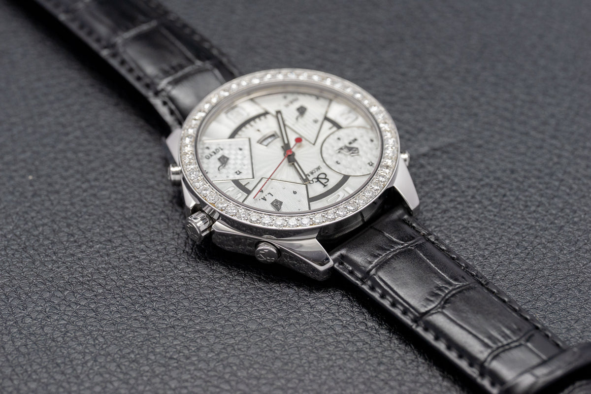 Jacob & Co Five Time Zone 5 Time Zone Silver Dial 2006