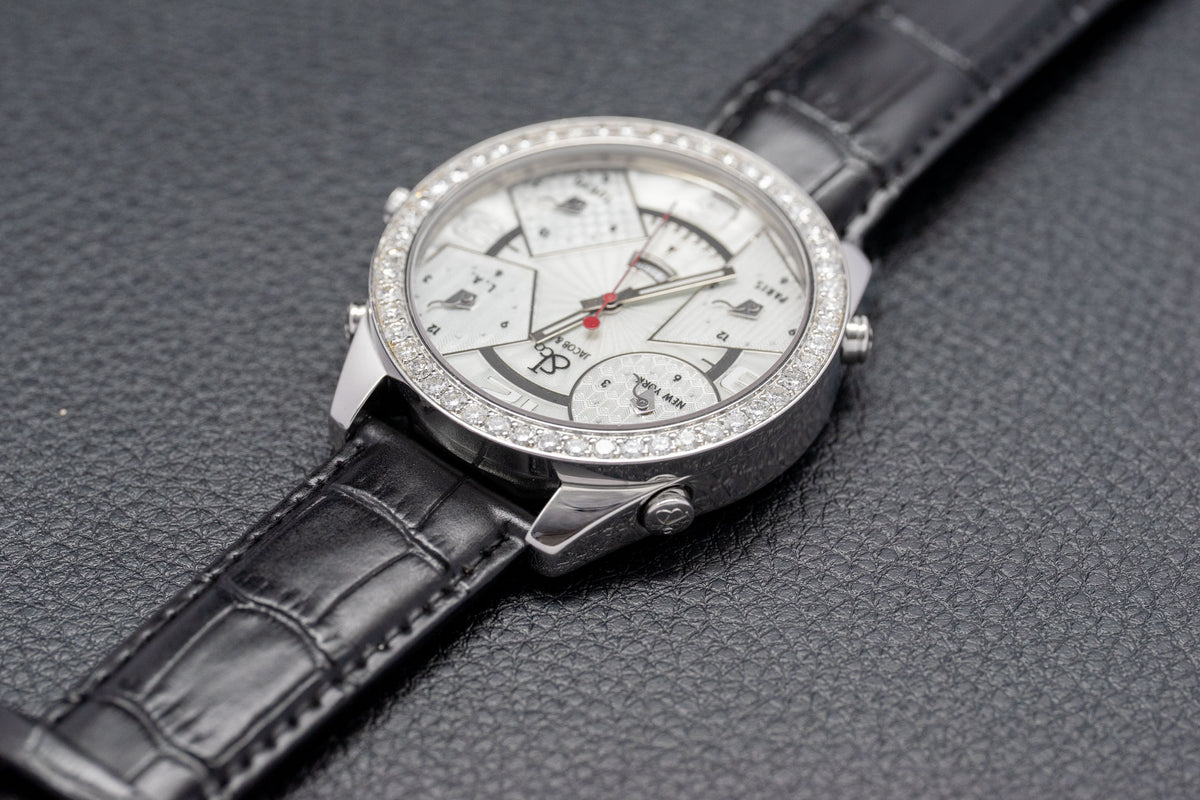 Jacob & Co Five Time Zone 5 Time Zone Silver Dial 2006
