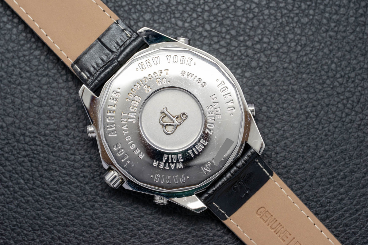 Jacob & Co Five Time Zone 5 Time Zone Silver Dial 2006