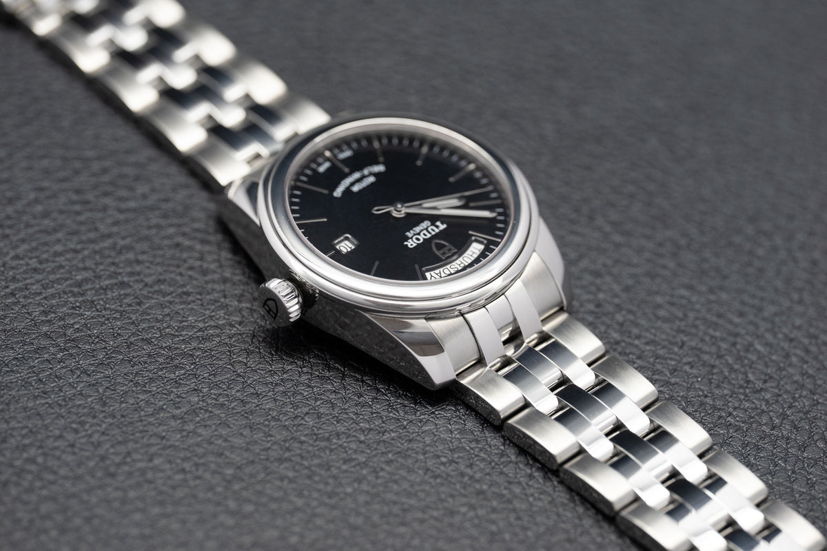 Tudor Glamour Day-Date 56000 Black Dial 2018 Papers