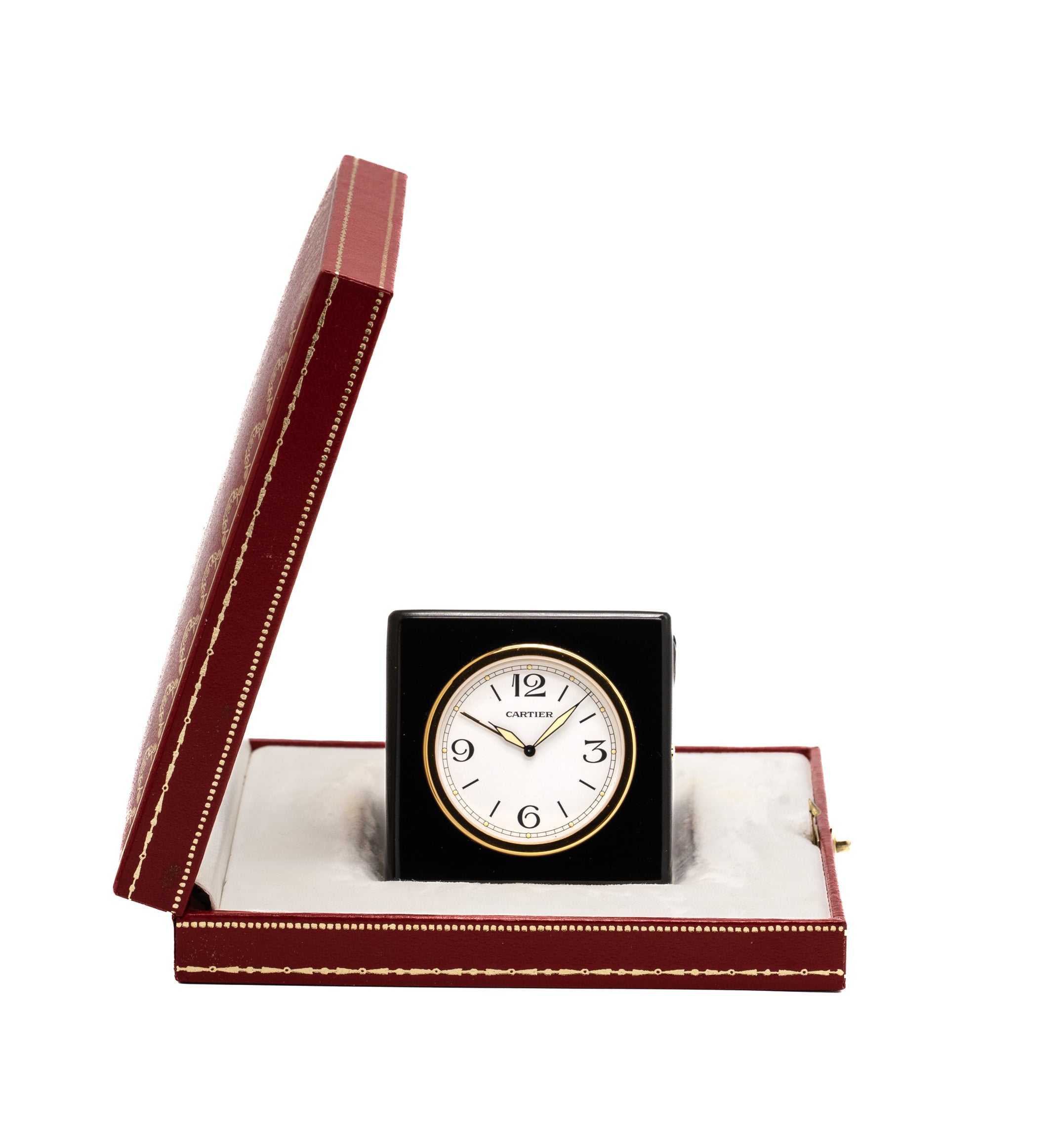 Cartier Santos Vendome Reloj Despertador Fullset 1998 Caja+Papeles