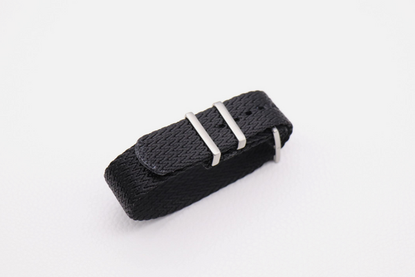 Vintage Perlon Nylon Strap Black