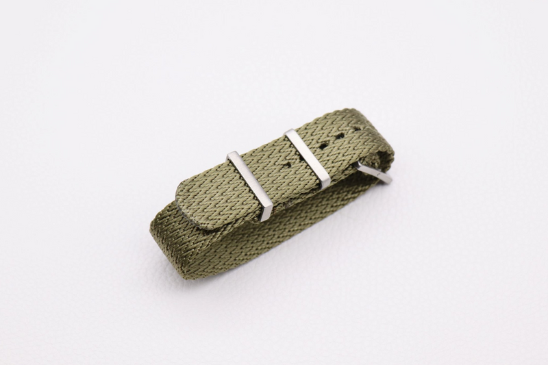 Vintage Perlon Nylon Strap Green