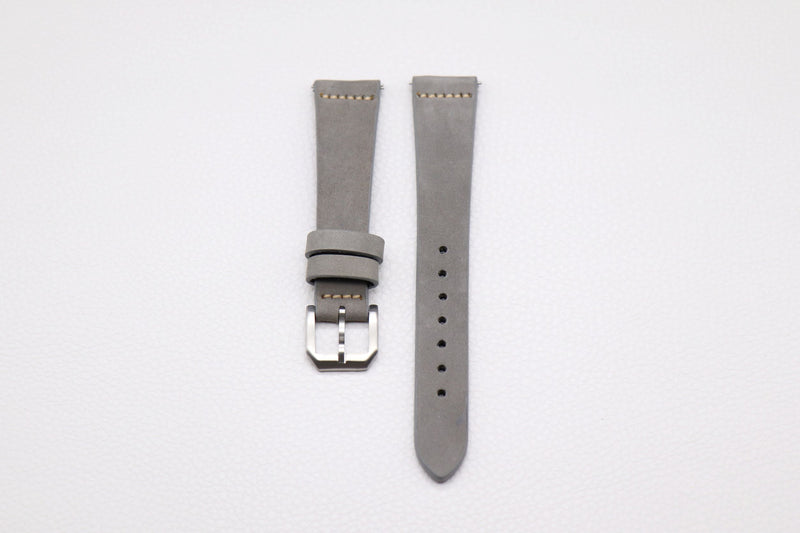 Nubuck Leather Strap Grey